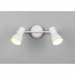 Luminaires Trio Spots Et Projecteurs|Plafonnier Trio Steam Ancien, Blanc, 2 lumières