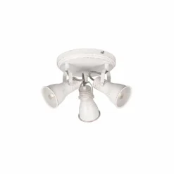 Luminaires Trio Spots Et Projecteurs|Plafonnier Trio Steam Ancien, Blanc, 3 lumières