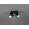 Luminaires Trio Éclairage Led|Plafonnier Trio Taurus LED Noir, 4 lumières