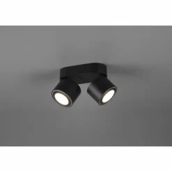 Luminaires Trio Éclairage Led|Plafonnier Trio Taurus LED Noir, 4 lumières