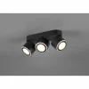 Luminaires Trio Éclairage Led|Plafonnier Trio Taurus LED Noir, 6 lumières