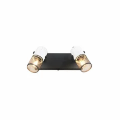 Luminaires Trio Spots Et Projecteurs|Plafonnier Trio TOSH Noir, 2 lumières