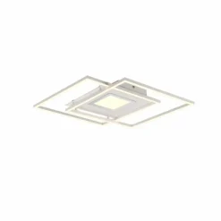 Luminaires Trio Éclairage Led|Plafonnier Trio Via LED Blanc, 1 lumière, Télécommandes