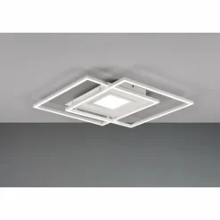 Luminaires Trio Éclairage Led|Plafonnier Trio Via LED Blanc, 1 lumière, Télécommandes