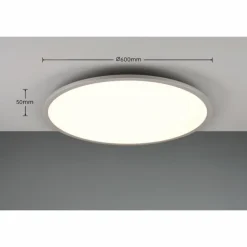 Luminaires Trio Éclairage Led|Plafonnier Trio YUMA LED Titane, 2 lumières, Télécommandes, Changeur de couleurs