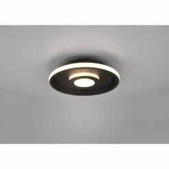 Luminaires Trio Éclairage Led|Plafonnier Trio-Leuchten Ascari LED Noir, 1 lumière
