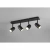 Luminaires Trio Spots Et Projecteurs|Plafonnier Trio-Leuchten Angelo Noir, 4 lumières