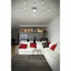 Luminaires Trio Éclairage Led|Plafonnier Trio-Leuchten Bodrum LED Chrome, 12 lumières, Télécommandes