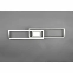 Luminaires Trio Éclairage Led|Plafonnier Trio-Leuchten Ganado LED Nickel mat, 2 lumières, Télécommandes, Changeur de couleurs