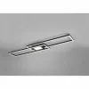 Luminaires Trio Éclairage Led|Plafonnier Trio-Leuchten Ganado LED Noir, 2 lumières, Télécommandes, Changeur de couleurs