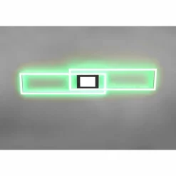 Luminaires Trio Éclairage Led|Plafonnier Trio-Leuchten Ganado LED Noir, 2 lumières, Télécommandes, Changeur de couleurs