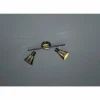 Luminaires Trio Spots Et Projecteurs|Plafonnier Trio-Leuchten Houston Noir, 2 lumières