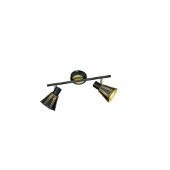 Luminaires Trio Spots Et Projecteurs|Plafonnier Trio-Leuchten Houston Noir, 2 lumières
