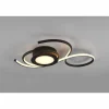 Luminaires Trio Éclairage Led|Plafonnier Trio-Leuchten Jive LED Noir, 1 lumière, Télécommandes
