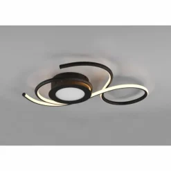 Luminaires Trio Éclairage Led|Plafonnier Trio-Leuchten Jive LED Noir, 1 lumière, Télécommandes