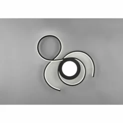 Luminaires Trio Éclairage Led|Plafonnier Trio-Leuchten Jive LED Noir, 1 lumière, Télécommandes