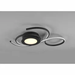 Luminaires Trio Éclairage Led|Plafonnier Trio-Leuchten Jive LED Noir, 1 lumière, Télécommandes