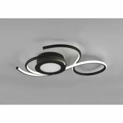 Luminaires Trio Éclairage Led|Plafonnier Trio-Leuchten Jive LED Noir, 1 lumière, Télécommandes