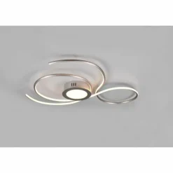 Luminaires Trio Éclairage Led|Plafonnier Trio-Leuchten Jive LED Nickel mat, 1 lumière