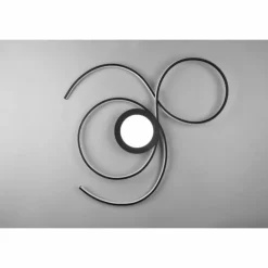 Luminaires Trio Éclairage Led|Plafonnier Trio-Leuchten Jive LED Noir, 1 lumière, Télécommandes