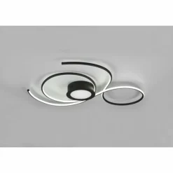 Luminaires Trio Éclairage Led|Plafonnier Trio-Leuchten Jive LED Noir, 1 lumière, Télécommandes