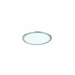 Luminaires Trio Éclairage Led|Plafonnier Trio-Leuchten Phoenix LED Nickel mat, 1 lumière
