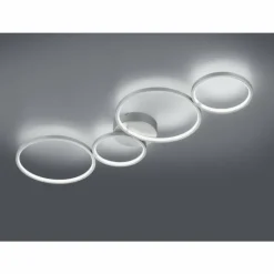 Luminaires Trio Éclairage Led|Plafonnier Trio-Leuchten Rondo LED Argenté, 1 lumière