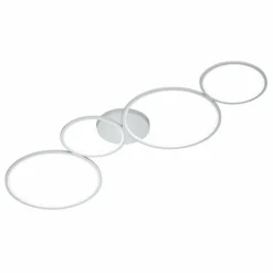 Luminaires Trio Éclairage Led|Plafonnier Trio-Leuchten Rondo LED Argenté, 1 lumière