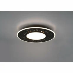 Luminaires Trio Éclairage Led|Plafonnier Trio-Leuchten Verus LED Noir, 1 lumière, Télécommandes