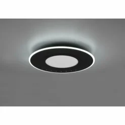 Luminaires Trio Éclairage Led|Plafonnier Trio-Leuchten Verus LED Noir, 1 lumière, Télécommandes