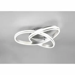 Luminaires Trio Éclairage Led|Plafonnier Trio-Leuchten Yara LED Nickel mat, 1 lumière