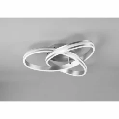 Luminaires Trio Éclairage Led|Plafonnier Trio-Leuchten Yara LED Nickel mat, 1 lumière