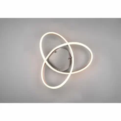 Luminaires Trio Éclairage Led|Plafonnier Trio-Leuchten Yara LED Nickel mat, 1 lumière