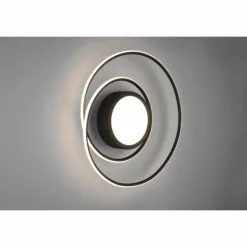 Luminaires Trio Éclairage Led|Plafonnier Trio-Leuchten Yava LED Noir, 1 lumière, Télécommandes