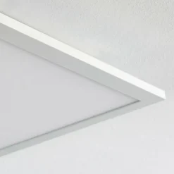hofstein Éclairage Led|Plafonnier Turbalá LED Blanc, 1 lumière, Télécommandes, Changeur de couleurs