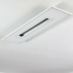 hofstein Éclairage Led|Plafonnier Turbalá LED Blanc, 1 lumière, Télécommandes, Changeur de couleurs