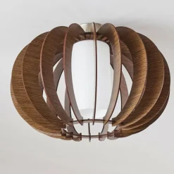 hofstein Plafonniers|Plafonnier Valkom Nickel mat, 1 lumière