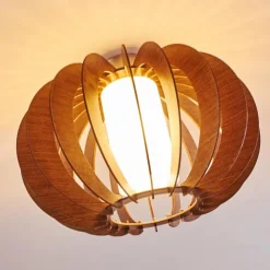 hofstein Plafonniers|Plafonnier Valkom Nickel mat, 1 lumière