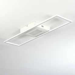hofstein Éclairage Led|Plafonnier Vaseux LED Blanc, 1 lumière
