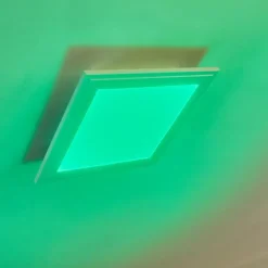 Plafonnier Voisines LED Blanc, 1 lumière, Télécommandes, Changeur de couleurs