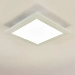 Plafonnier Voisines LED Blanc, 1 lumière, Télécommandes, Changeur de couleurs