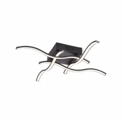 Luminaires Leuchten Direkt Éclairage Led|Plafonnier Voltti LED Noir, 4 lumières