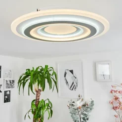 hofstein Éclairage Led|Plafonnier Wawo LED Blanc, 1 lumière, Télécommandes