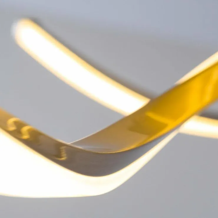 hofstein Éclairage Led|Plafonnier Wellington LED Aluminium, 4 lumières