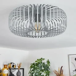 hofstein Plafonniers|Plafonnier Wemude Gris, 1 lumière