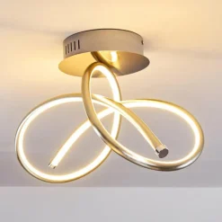 hofstein Éclairage Led|Plafonnier Wengi LED Nickel mat, 1 lumière