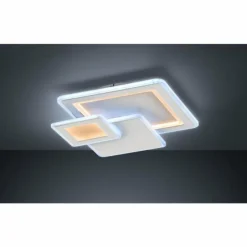 Luminaires Wofi Éclairage Led|Plafonnier Wofi MOLA LED Blanc, 1 lumière, Télécommandes