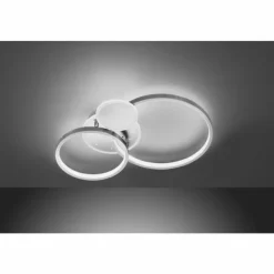 Luminaires Wofi Éclairage Led|Plafonnier Wofi-Leuchten KIAH LED Argenté, 1 lumière