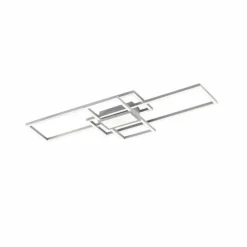Luminaires Wofi Éclairage Led|Plafonnier Wofi-Leuchten ZENIT LED Nickel mat, 1 lumière