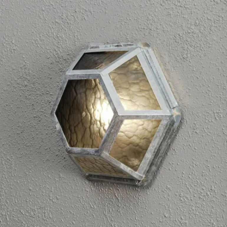 Plafonnier/Applique murale Konstmide Castor Verre, 1 lumière